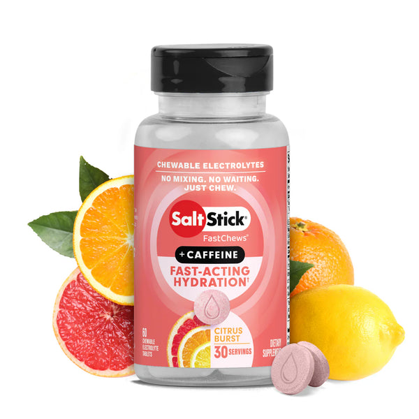 NEW! SaltStick FastChews + Caffeine Citrus Burst
