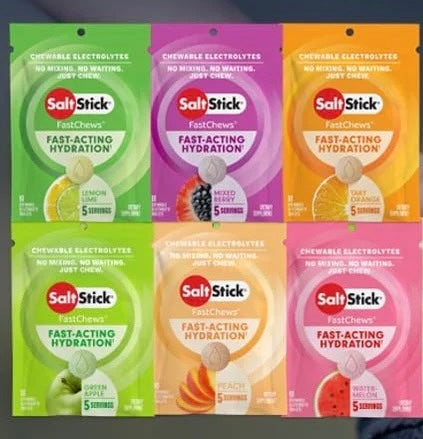 SaltStick FastChews Variety Pack - 6 x 10ct Packets
